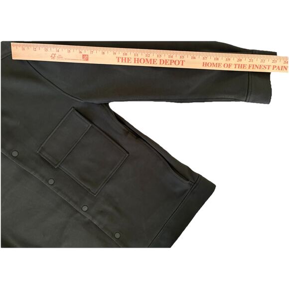 COS Army Green Shacket Women's Size Small Snap Closure Long Sleeve Pockets EUC - Picture 8 of 16